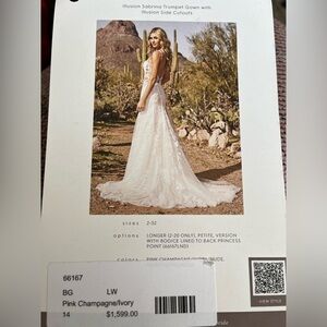 Lillian West Wedding dress